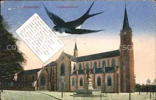 Marienthal Elsass Wallfahrtskirche Schwalbe  / Haguenau Bas Rhin /Arrond. de Haguenau