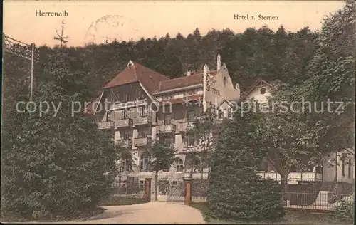 Herrenalb Loeffenau Schwarzwald Hotel z. Sternen /  /