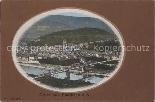 Eberbach Neckar Bruecke / Eberbach /Heidelberg Stadtkreis