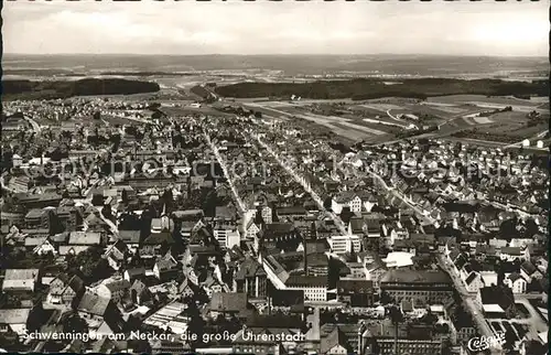 Schwenningen Neckar Fliegeraufnahme  / Villingen-Schwenningen /Schwarzwald-Baar-Kreis LKR