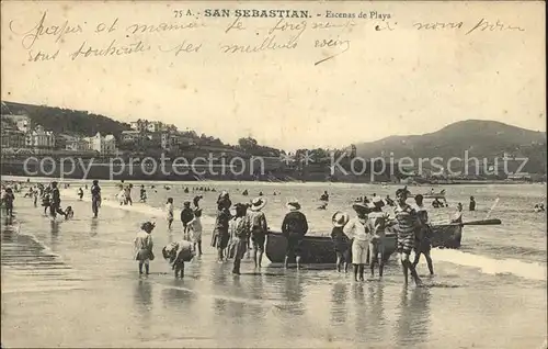 San Sebastian Guipuzcoa Escenas de Playa / Donostia-San Sebastian /Guipuzcoa