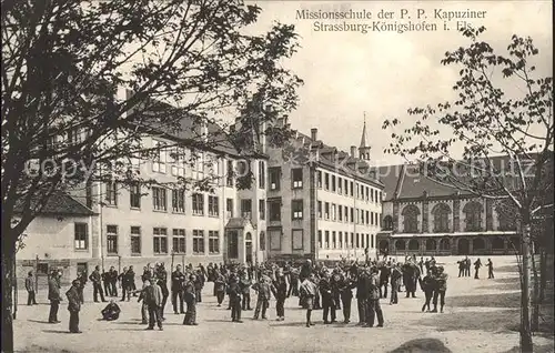 Koenigshofen Elsass Missionsschule der PP Kapuziner / Strasbourg /Arrond. de Strasbourg-Ville