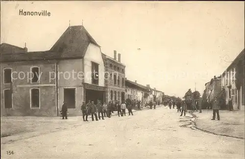 Hanonville Strassenpartie / Hannonville-sous-les-Cotes /Arrond. de Verdun