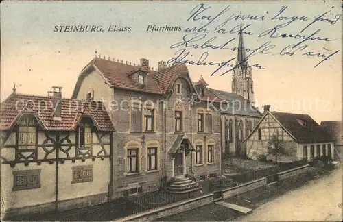 Steinburg Elsass Pfarrhaus / Steinbourg /Arrond. de Saverne
