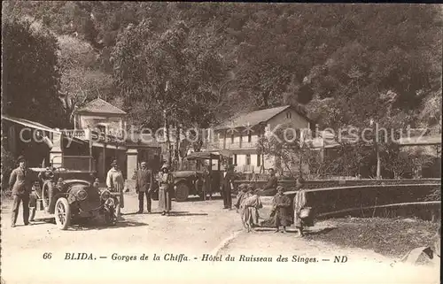 Blida Algerien Gorges de la Chiffa Hotel du Ruisseau des Singes / Algerien /