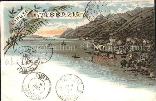 Abbazia Istrien Litho / Seebad Kvarner Bucht /Primorje Gorski kotar