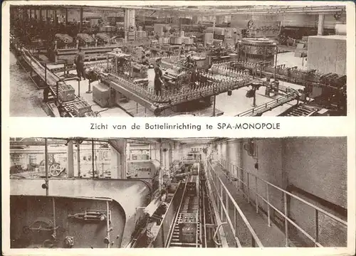 Spa Liege Zicht van de Bottelinrichting te Monopole /  /