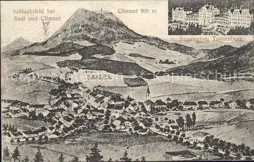 Saal Elsass Schlachtfeld bei Saal und Climont Sanatorium Tannenberg / Saales /Arrond. de Molsheim
