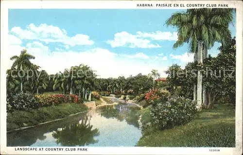 Habana Havana Paisaje en el Country Club Park / Havana /