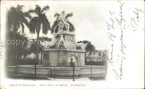 Habana Havana India Fountain Pila de la India / Havana /