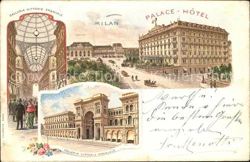 Milano Galleria Vittorio Emanuelle Palace Hotel / Italien /