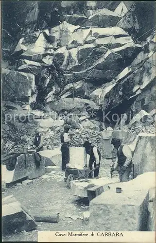 Carrara Cave Marmifere Marmorbruch / Italien /Massa-Carrara