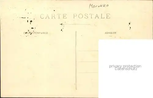 Mehdya Rue et Mosquee Campagne du Maroc 1911-1912 Stempel auf AK / Marokko /