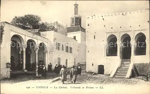 Tanger Tangier Tangiers La Casbah Tribunal et Prison / Marokko /