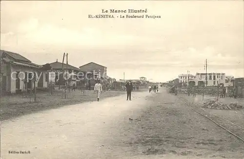 Kenitra Boulevard Petitjean Collection Le Maroc illustre / Marokko /