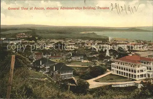 Ancon Panama General view showing Administration Building / Panama /