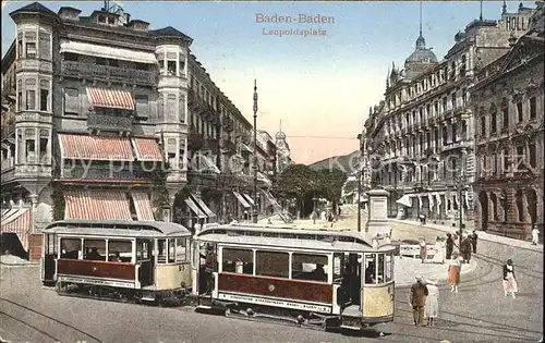 Baden-Baden Leopoldsplatz Strassenbahn / Baden-Baden /Baden-Baden Stadtkreis