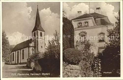Heimbach Bad Schwalbach Pfarrkirche Pfarrhaus /  /