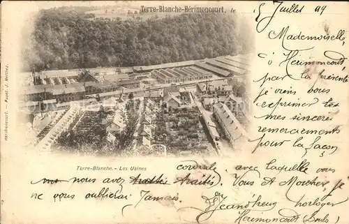 Terre Blanche Les Usines / Herimoncourt /Arrond. de Montbeliard