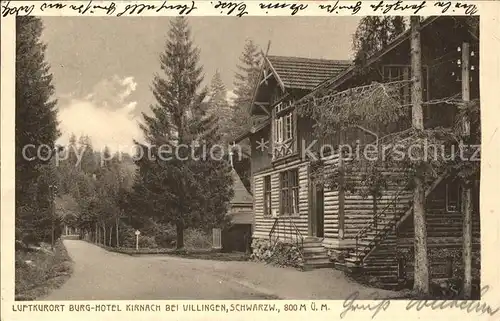 Kirnach Burg-Hotel  / Unterkirnach Villingen Schwenningen /Schwarzwald-Baar-Kreis LKR