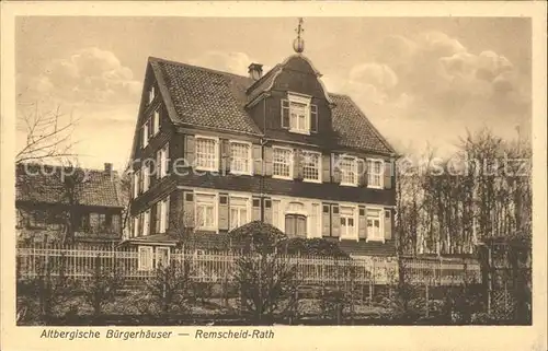 Rath Remscheid Altbergisches Buergerhaus / Remscheid /Remscheid Stadtkreis