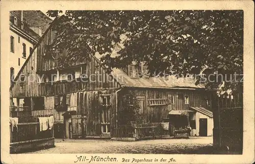 Alt Muenchen Pagenhaus in der Au / Muenchen /Muenchen LKR