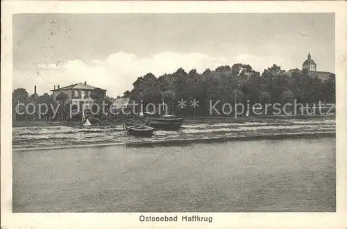 Haffkrug Ostseebad Ostseebad Ansicht vom Meer aus / Scharbeutz /Ostholstein LKR