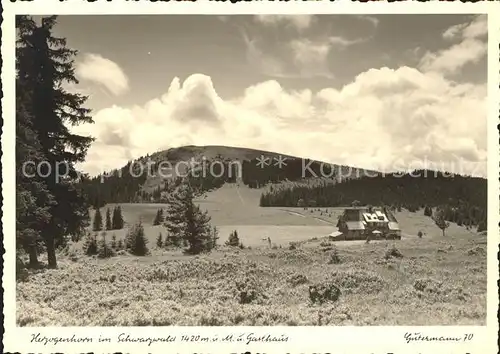 Foto Gutermann Nr. 70 Herzogenhorn Schwarzwald Gasthaus  / Loerrach /Loerrach LKR