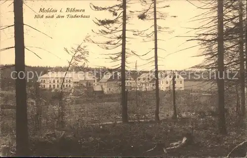 Moldau Fischerhaus / Tschechische Republik /