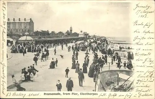 Cleethorpes Promenade from Pier / Yorkshire and the Humber /