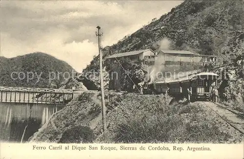 Argentinien Sierras de Cordoba Eisenbahn / Argentinien /