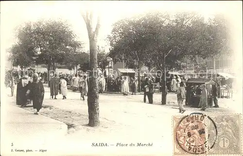 Saida Place du Marche / Algerien /