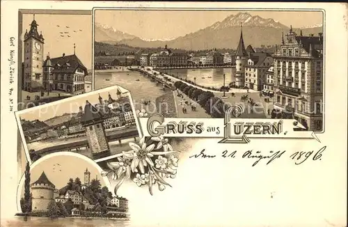 Luzern LU Burg am See  / Luzern /Bz. Luzern City