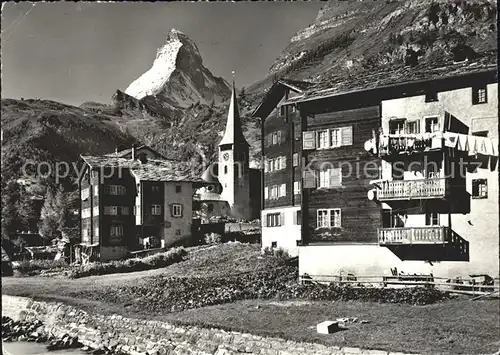 Zermatt VS Zermatt mit Matterhorn / Zermatt /Bz. Visp