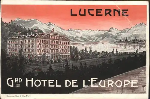 Luzern LU Hotel de L'Europe / Luzern /Bz. Luzern City