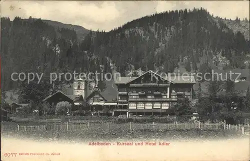 Adelboden Kursaal und Hotel Adler / Adelboden /Bz. Frutigen