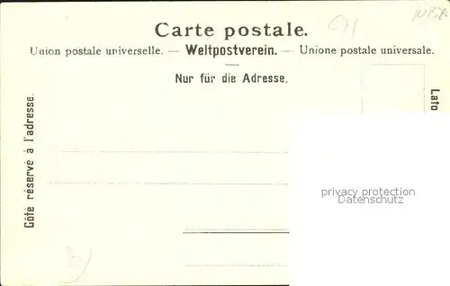 Meiringen BE Postgasse mit Plattenstock / Meiringen /Bz. Oberhasli