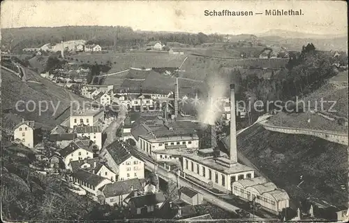 Schaffhausen SH Fabrik im Muehlethal  / Schaffhausen /Bz. Schaffhausen
