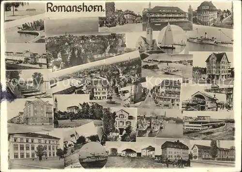Romanshorn TG Dampfer Hafen Bahnhof  / Romanshorn /Bz. Arbon