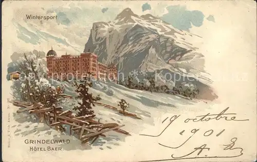 Grindelwald Hotel Baer / Grindelwald /Bz. Interlaken