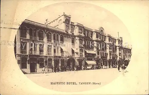 Tanger Tangier Tangiers Majestic Hotel  / Marokko /