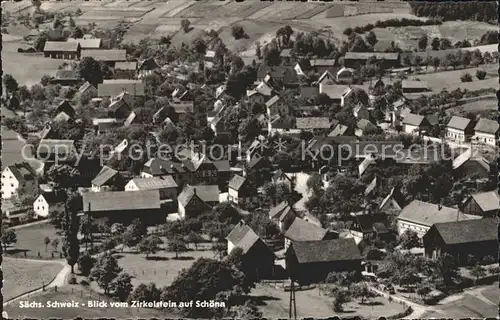 Schoena Elbe  / Reinhardtsdorf-Schoena /Saechsische Schweiz-Osterzgebirge LKR