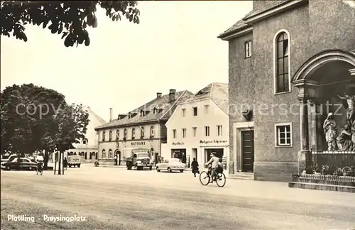 Plattling Isar Bayern Preysingplatz / Plattling /Deggendorf LKR