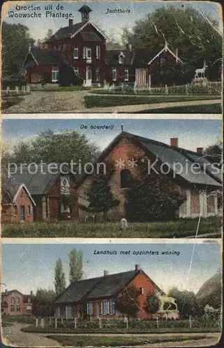 Wouw Jachthuis de boerderij Landhuis met opzichters woning / Wouw /