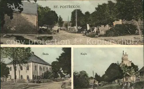 Postrekov Possigkau Stary Postrekov Skola Kaple / Postrekov /Domazlice
