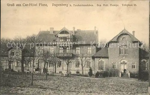 Papenberg Cur-Hotel Flora  / Haldensleben /Boerde LKR