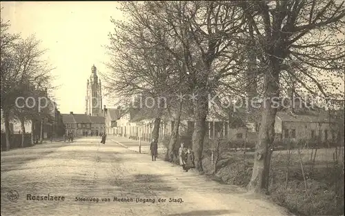 Roeselaere Steenweg van Meenen / Belgien /