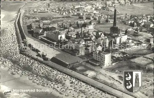 Borkum Nordseebad Strand Stadtansicht / Borkum /Leer LKR