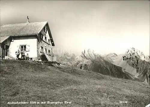 Ansbacherhuette Eisenspitze / Flirsch Tirol /