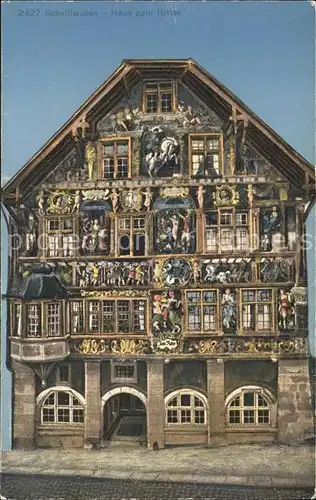 Schaffhausen Kanton Haus zum Ritter / Schaffhausen /Bz. Schaffhausen